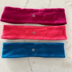 Assorted Lululemon headbands
